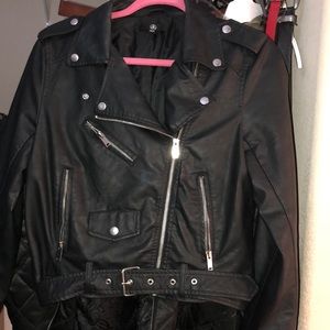Faux Leather Jacket